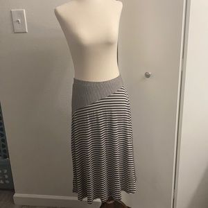 DownEast Striped Skirt